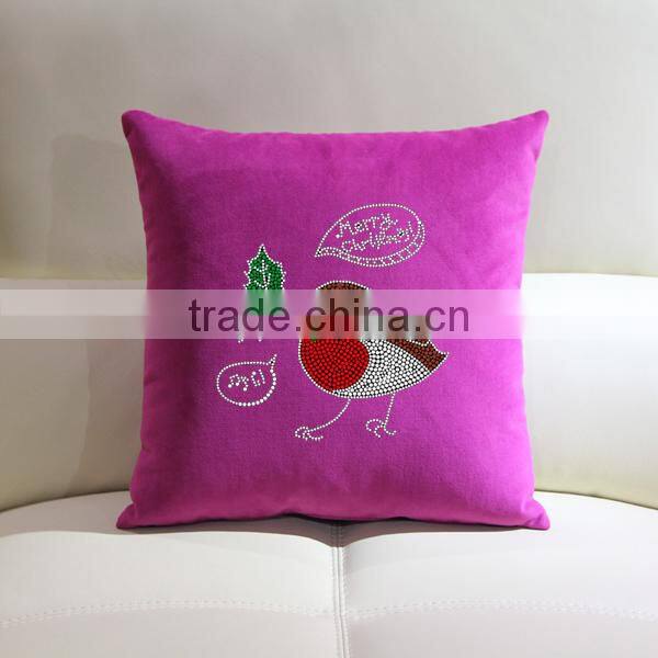 Rainbow Rhinestone Heart For Wholesale Decorative Pillow Covers