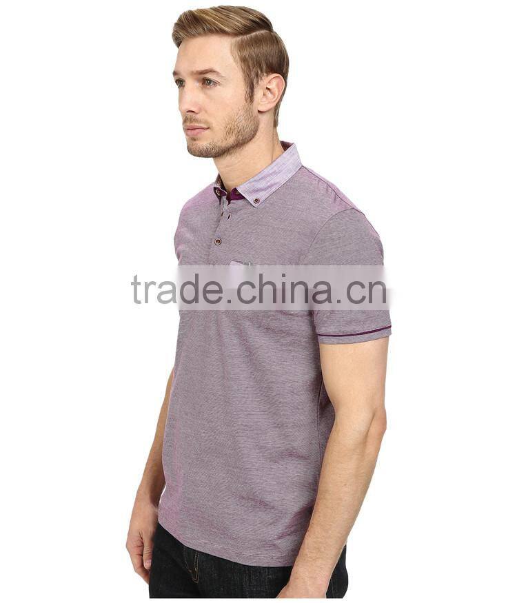 2015 latest custom mens microfiber polo shirt from factory cheap wholesale
