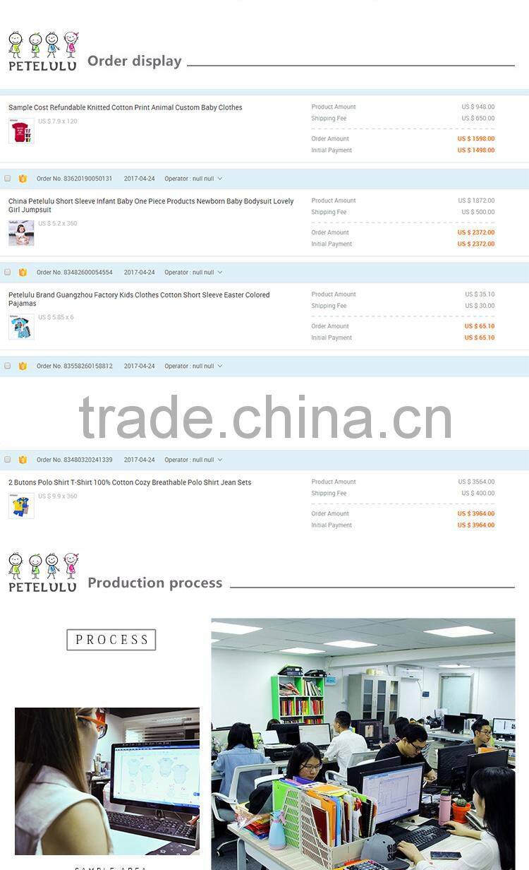 100% Cotton Button Crotch Guitar Romper Wholesale Clothing Baby China