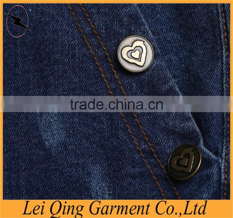 Ladies cotton denim pencil pants, small-leg-opening jeans