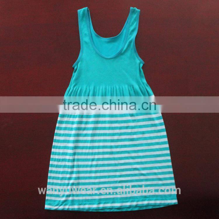 Factory Provide Seamless Streak Hawaiian Dress For Women