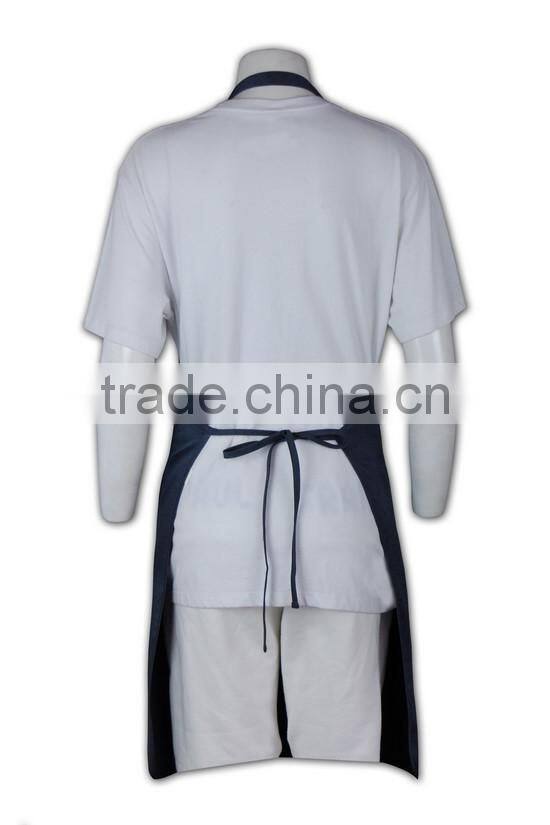 Wholesale Factory price navy blue latest unisex cotton long apron