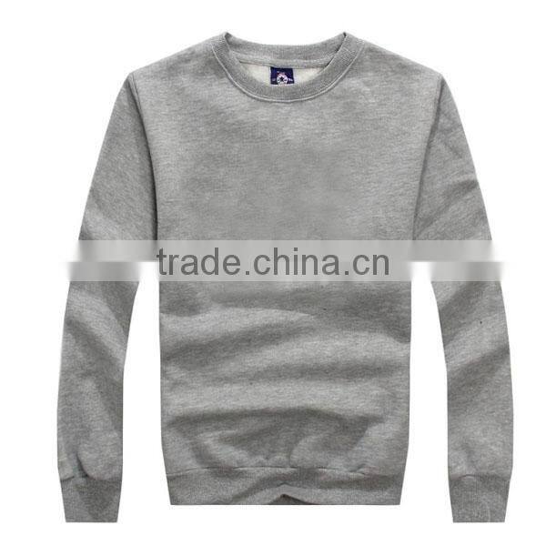 wholesale crewneck Blank Grey Sweatshirt mens