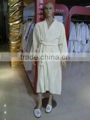 cotton waffle bathrobe of hotel