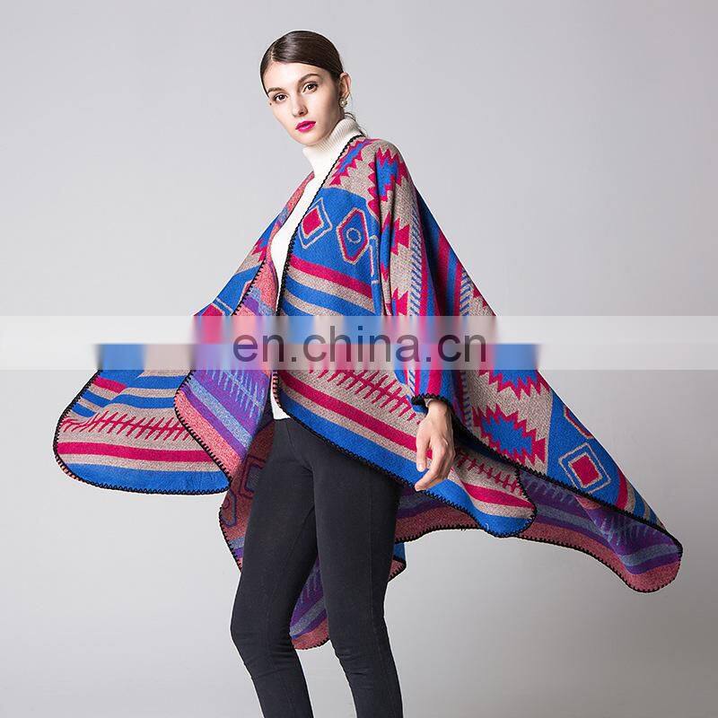 Puzzle Cloak Fashion Thickening Lengthened Warm Shawl