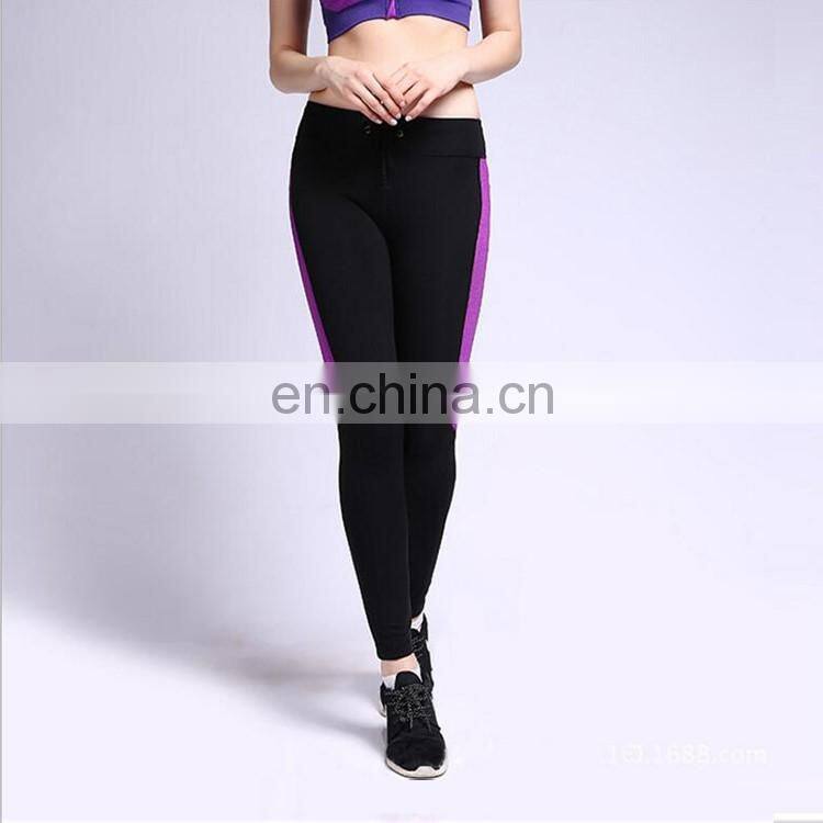 color block gym sport yoga woman legging pants