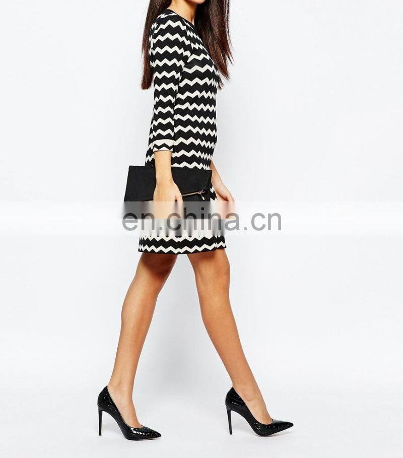 2016 most popular latest sexy nighty stripe dress picture