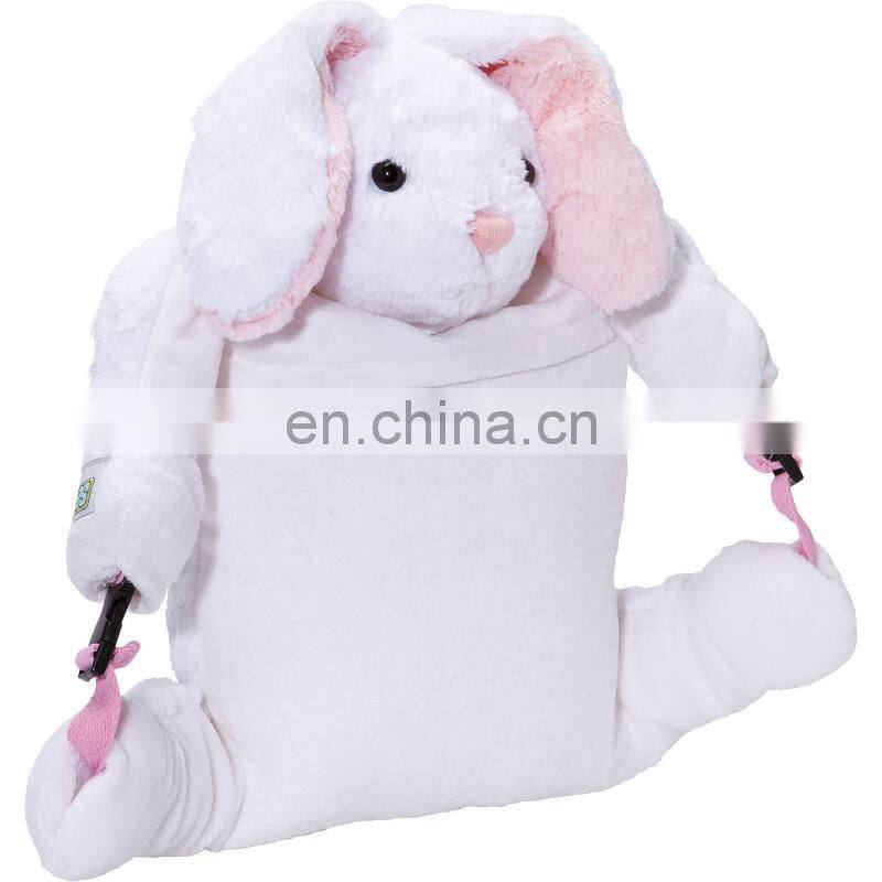 White Polar Bear Plush Backpacks Children School Bags Animal Stuffed Bag