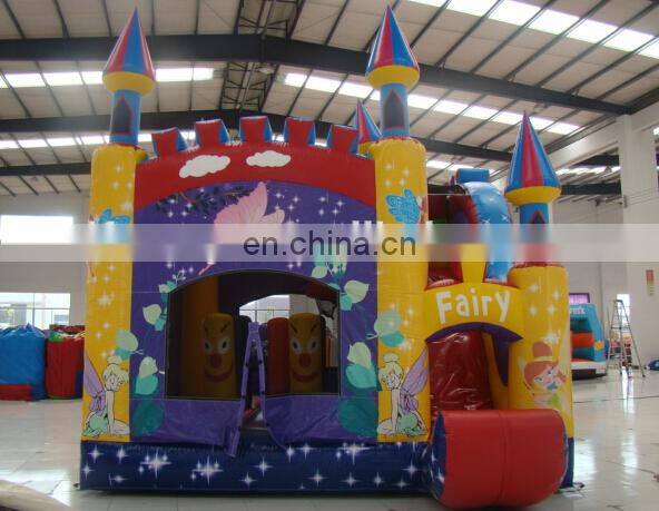 inflatable princess bouncer twist combo / princess bounce house with slide / inflatable bouncy house twist slide