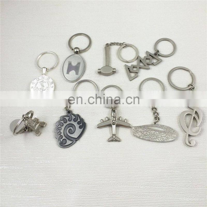 3D customized metal hollow keychain