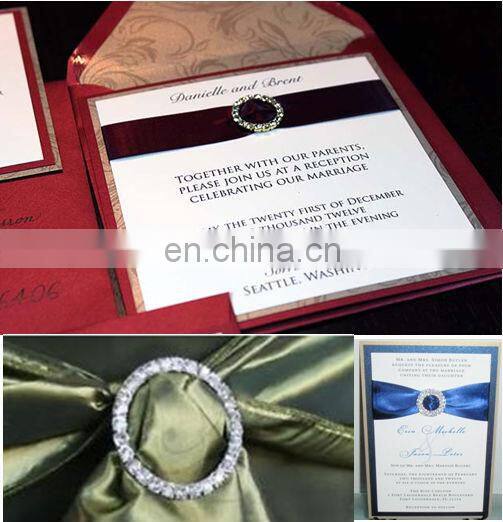 Wholesale rectangles rhinestone clasp buckle