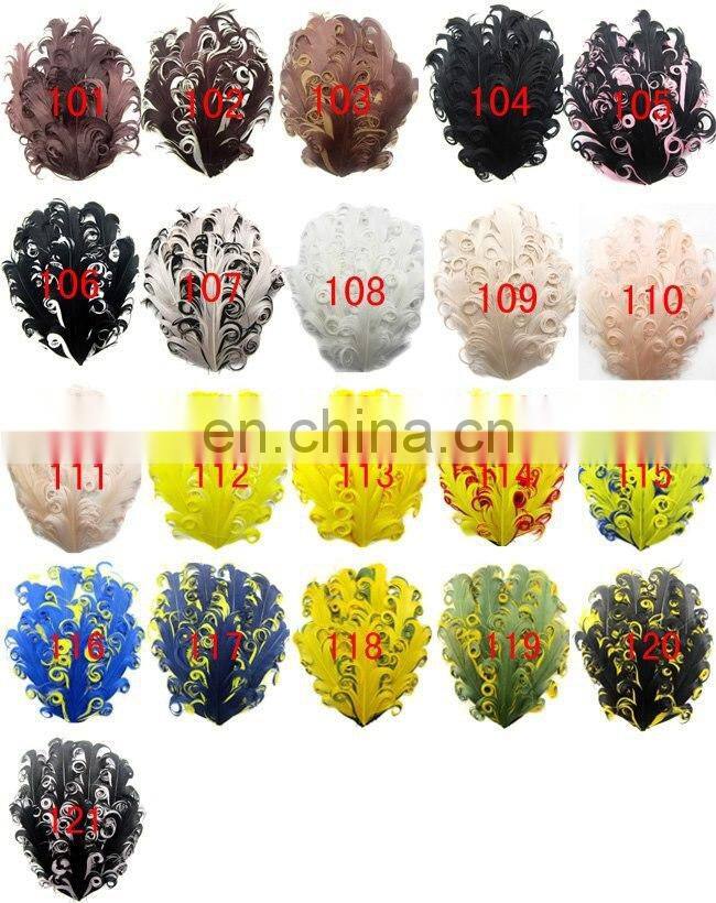 nagorie feather headbands goose curly feather pads for baby headband