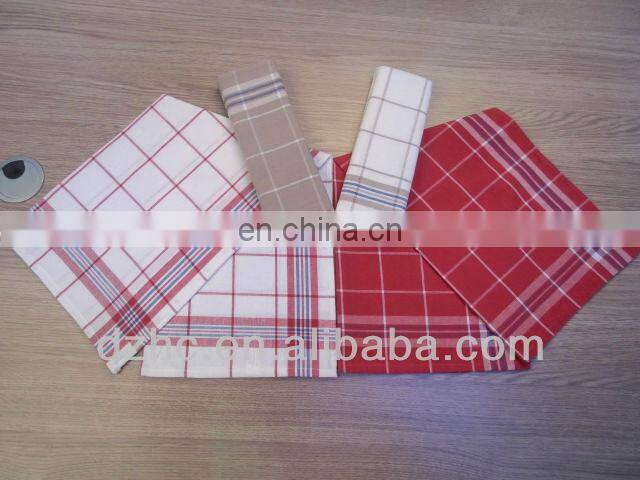 Hot sale custom printed tea towels,square kitchen towels 100% cotton