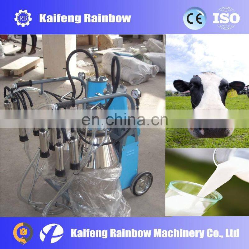 easy operation portable electric milking machine singe bucket goat cow milking machine buffalo milking machine