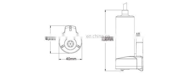 SEAFLO 12V DC 16LPM Small Diameter Centrifugal Water Submersible Pump