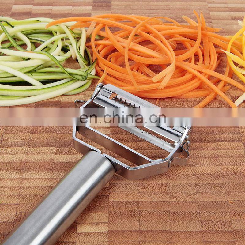 Hot Selling Multifunctional Stainless Steel Planing Grater Vegetable Cutter Fruit Melon Planer Kitchen Peeler