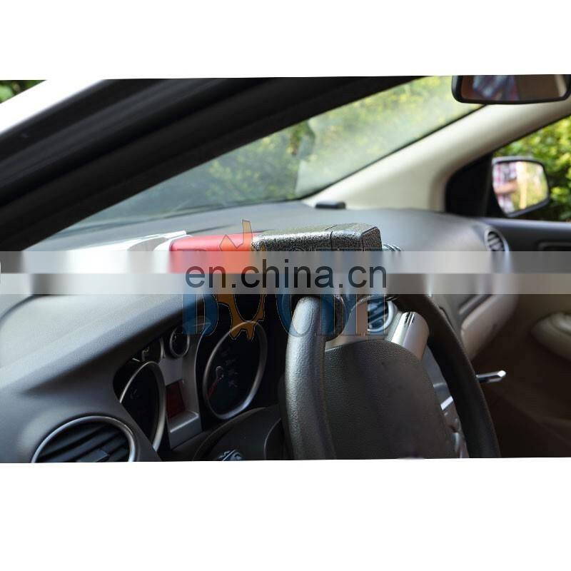 steering wheel lock with alarm