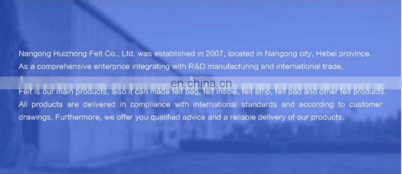 Portable Mobile Phone Pouch Felt Mobile Phone Case made in China felt phone pouch