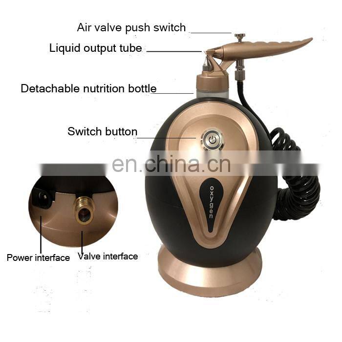 Portable Oxygen Injection Facial Water Oxygen Jet Peeling Machine