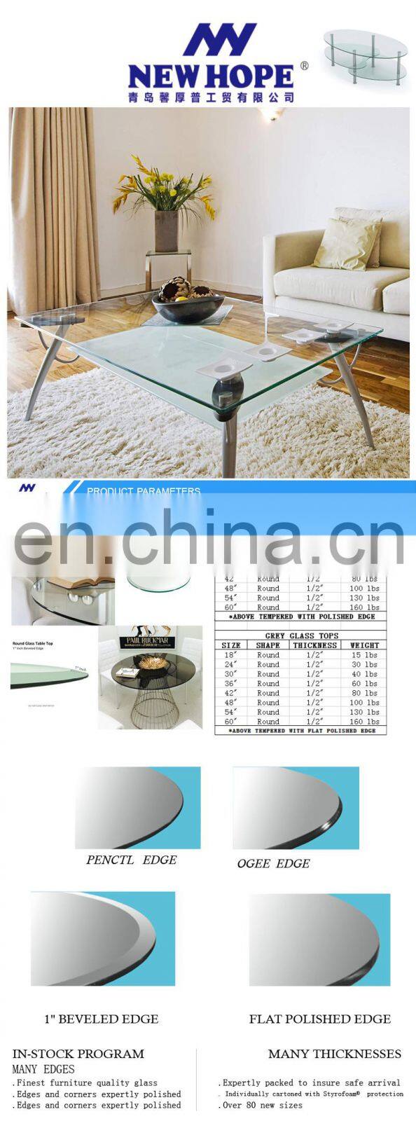 China supplier sell tempered glass table top office furniture