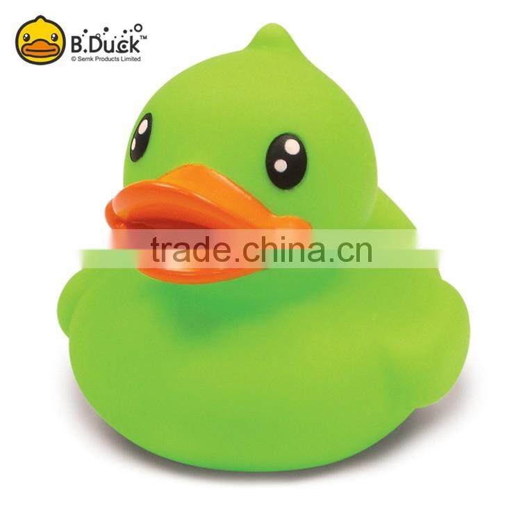 Fanny cute red rubber custom LED floating bath duck