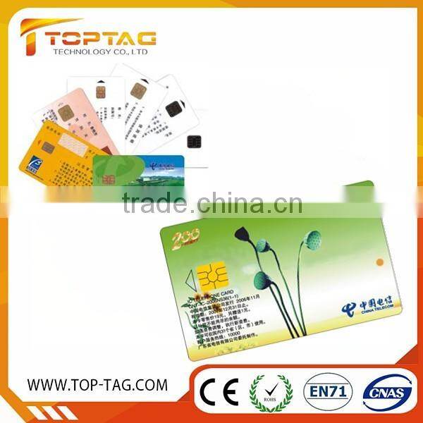 competitive price contact smart card PVC Contact Smart Card free sample Customized Welcome