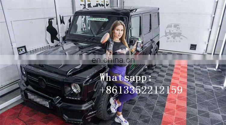 G class W463 FRP material hood cover fit for G-wagon W463 G500 G550 G55 G63 G65 bonnet with B logo