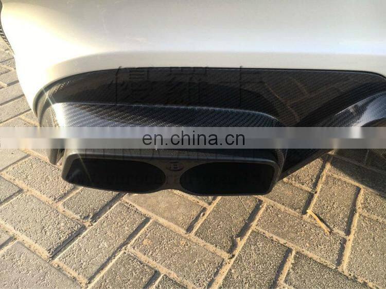 carbon finber diffuser for e class w212 with exhuast tips w212 sport diffuser and muffler tips carbon finber material 2017 styl