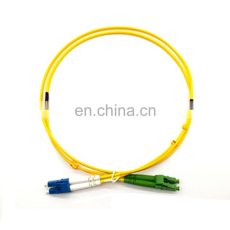 3m LC/UPC-LC/APC Duplex Single mode 2.0mm G652D PVC Fiber Optic Patch cord lc duplex patch cord lclc single upc mode