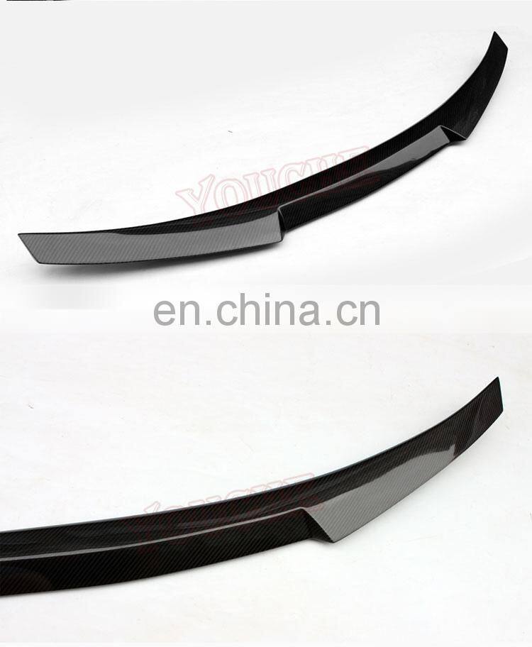 M4 style carbon fiber rear trunk spoiler wing for BMW 4 series F32 rear lip spoiler 2 door coupe 2014-2018