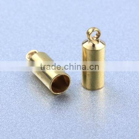 manufacture strong jewelry findings brass cord end
