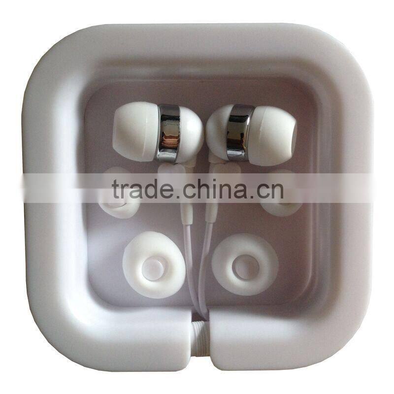 Funky colorful gift mp3 earphones for girls