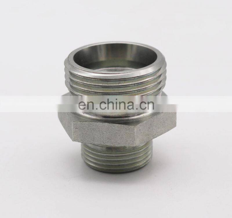 Haihuan Hydraulic Hose Straight Adapter Fittings Thread Type Copper Brass Material Fitting