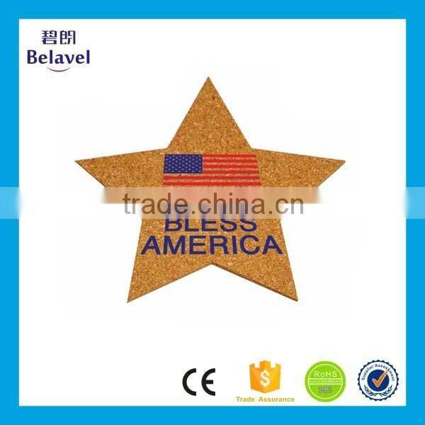 High quality eco-friendly wooden cork coaster custom drinking coaster