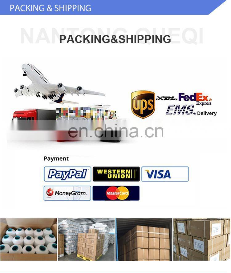 High Tenacity Recycled Raw White 100% Polyester Nylon 6 Nylon 66 Bonded Sewing Thread for Sports Clothes 150D