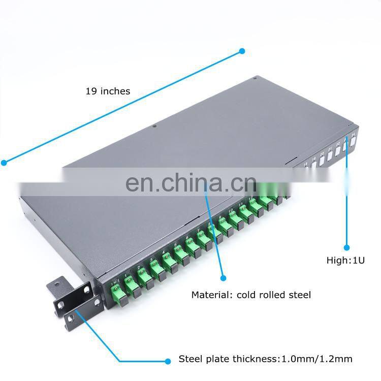 Less Expensive Buyer Optical Fiber splitter Fiber Optic Splitter PLC rack mount Type Splitter Price