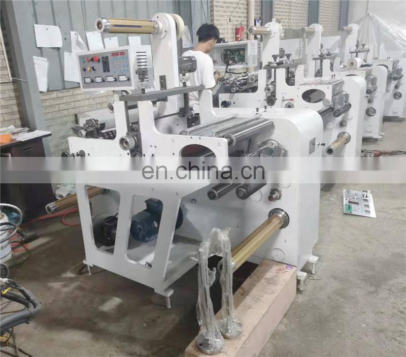 USK420 Automatic Blank Label Vinyl Sticker Rotary Magnetic Cylinder Die Cutting Slitting and Rewinding Machine