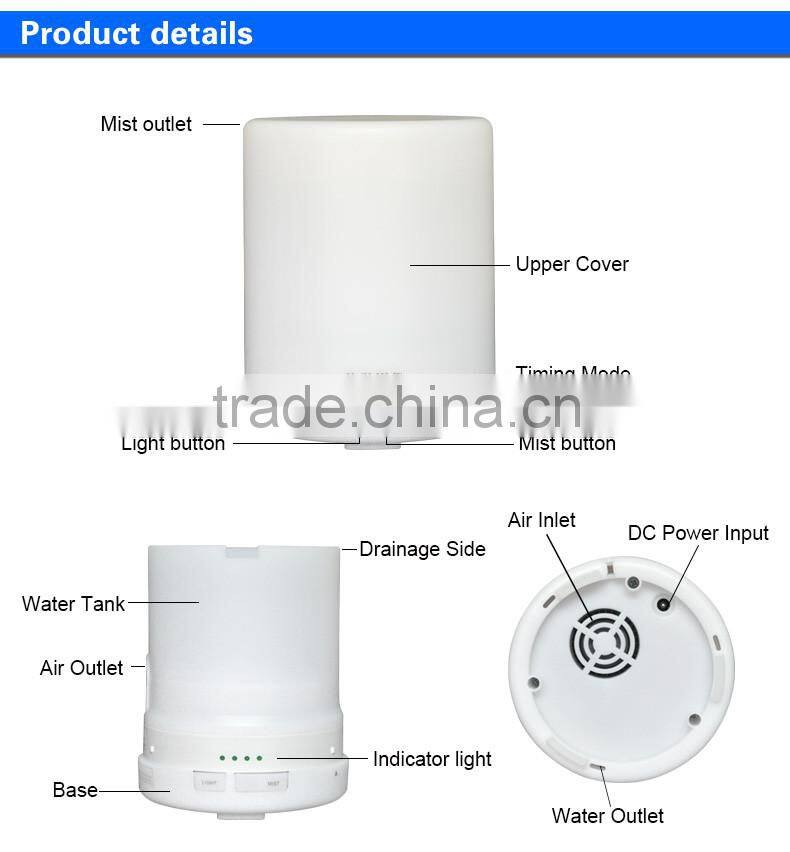 300ml Ultrasonic Aroma Mist Diffuser Perfume Humidifier Essential Oil
