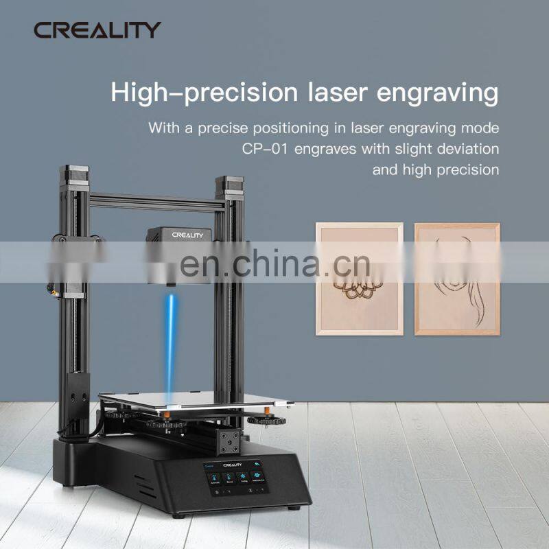 FAST Shipping Creality Newest Affordable CP-01 Three-in-one Modular 3D Printer+CNC Engraving Machine+Laser Engraving Machine