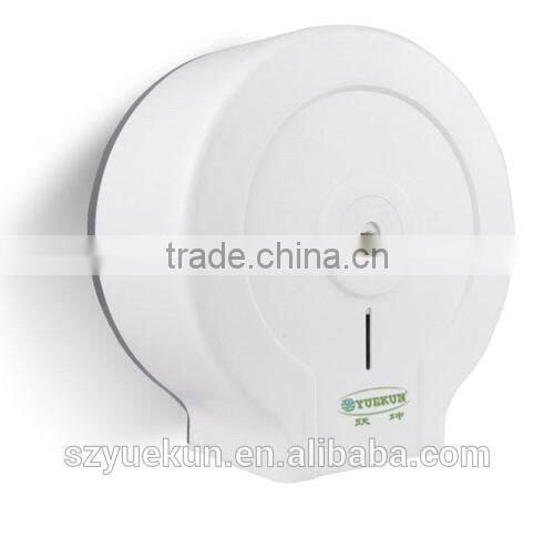 Yuekun factory supply roll paper manual lockable wall mounted plastic mini paper dispenser YK2085