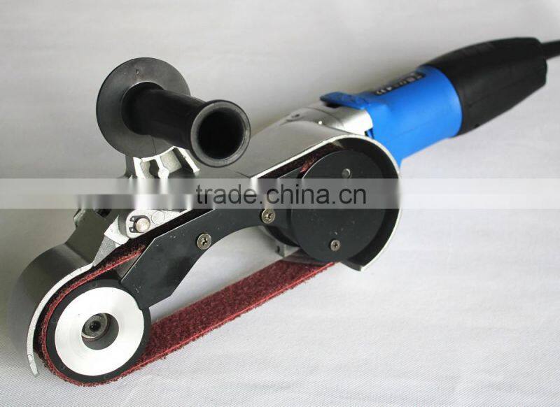 Electric Double Reduction Gear 900W VTC Pipe Belt Sander For Stainless Steel