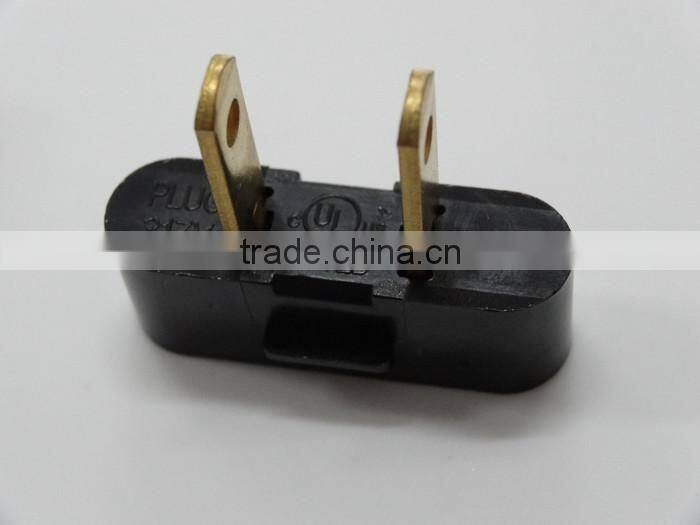 Upgrade Top safety & Convenience power cord US 2pin rewirable plug US power cord Embedded plug with ULapproval