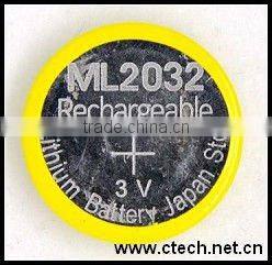 rechargeable battery ml2032