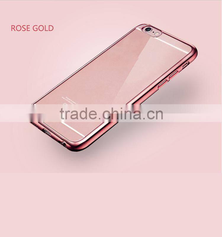 for iphone 2016 tpu electroplate with high quality and small MOQ