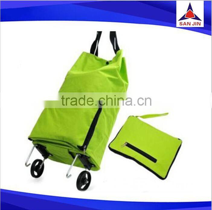 Popular !! Fashion Folding Shopping trolley bag