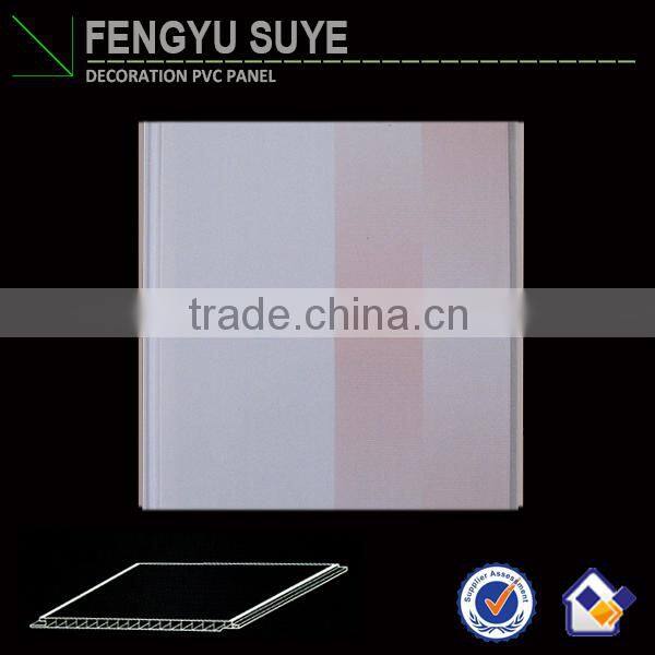 Fashionable&artistic waterproof building material pvc panel tiles hot sale in Russia