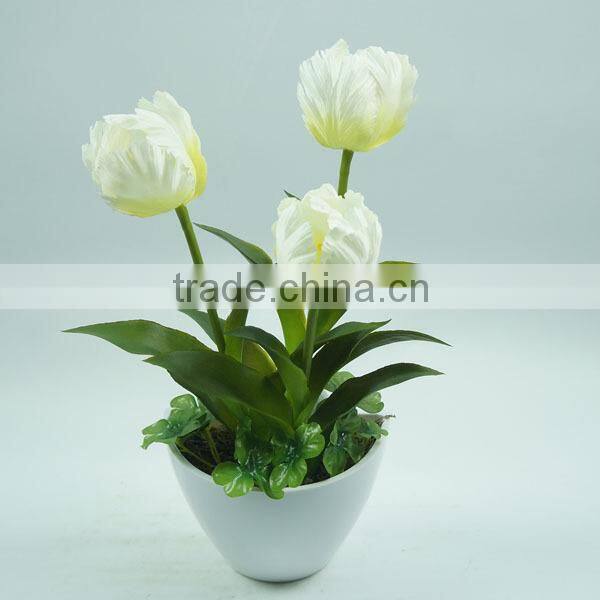 Wall decoration artificial flower /wholesale tulip flower indoor home decoration