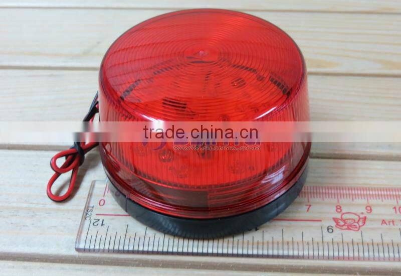 Red LED 12 V Security Alarm Strobe Signal Warning Flashing Light
