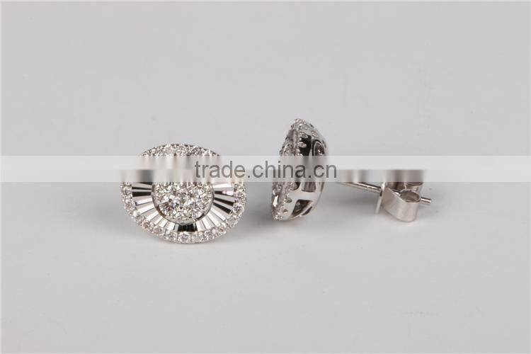 dubai gold jewelry earrings micro shine plates