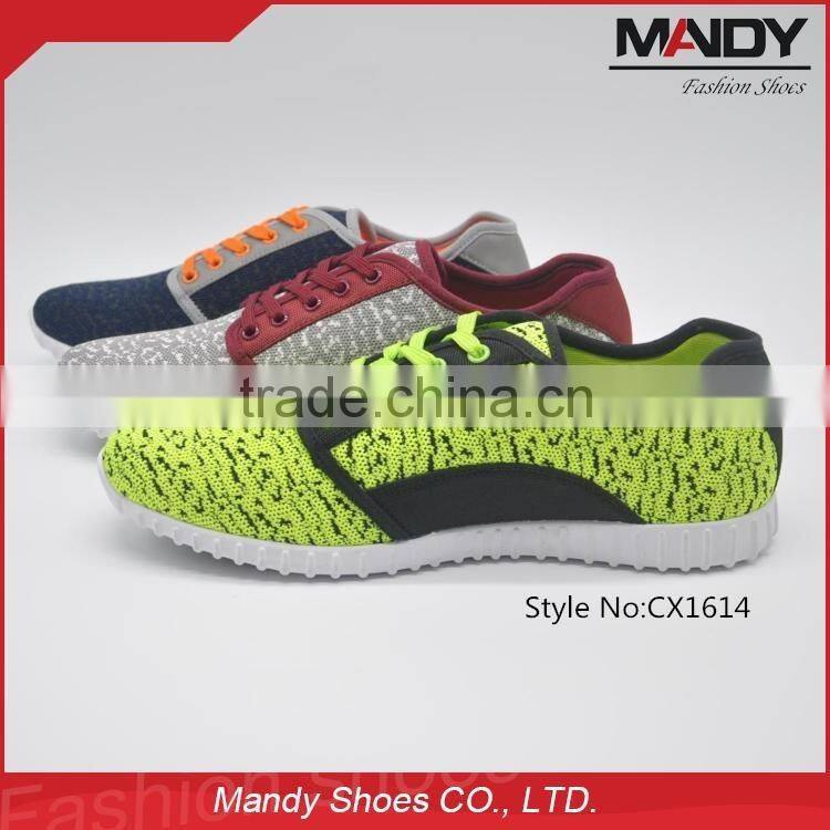 2016 Popular comfort breathable casual sport shoes for men GuangZhou